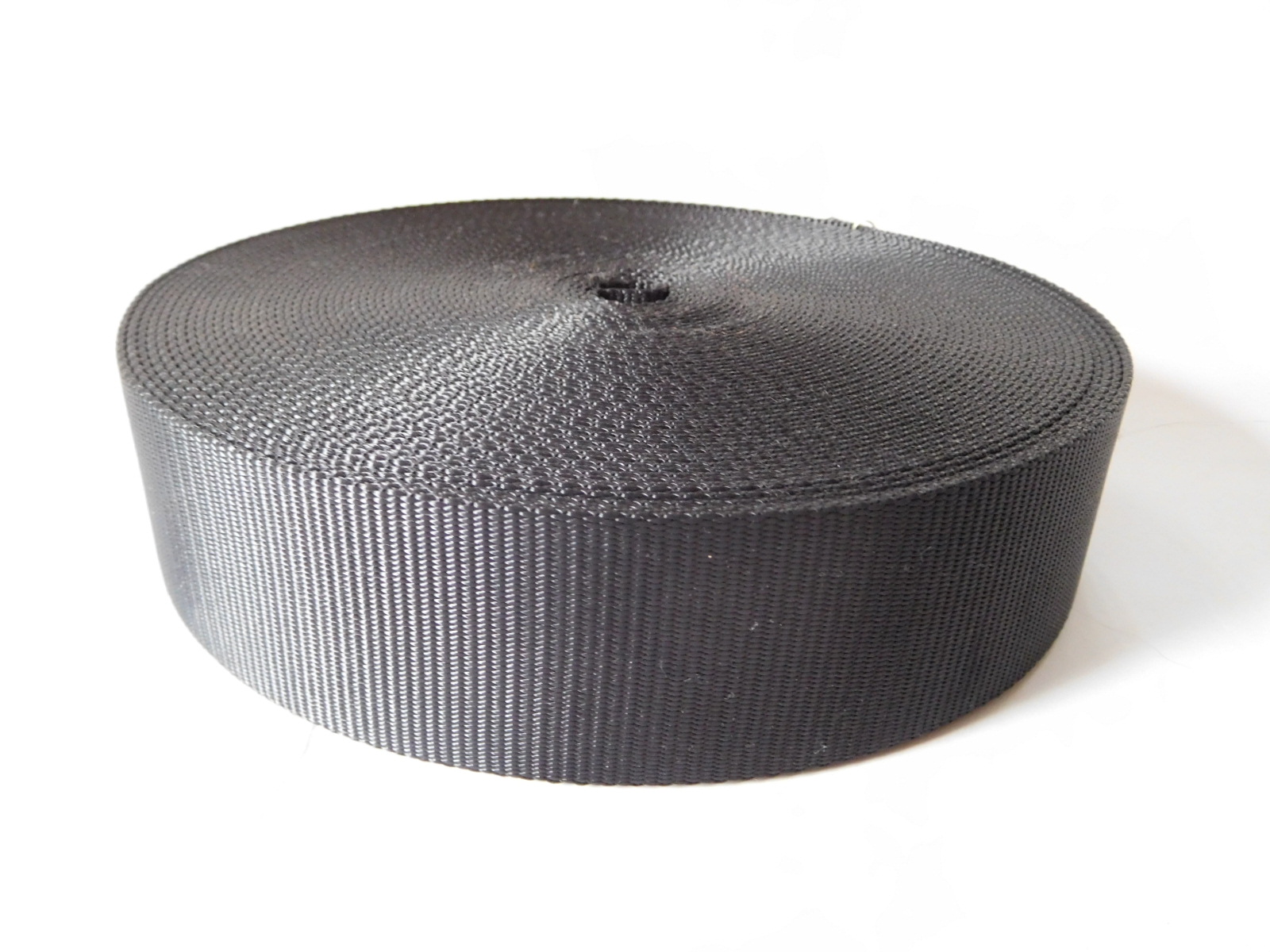 45mm black polyester webbing for car safety belt