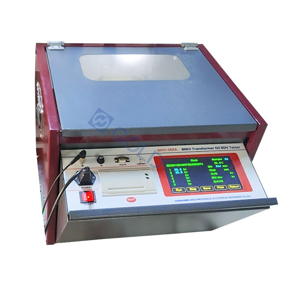 GDYJ-502A IEC156全自动80kV变压器油击穿电压BDV测试仪