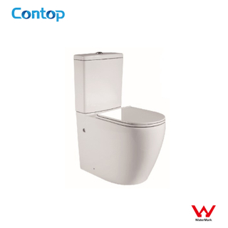 Australia Watermark Approval Sanitaryware Ceramic Two-piece Wall-faced Toilet