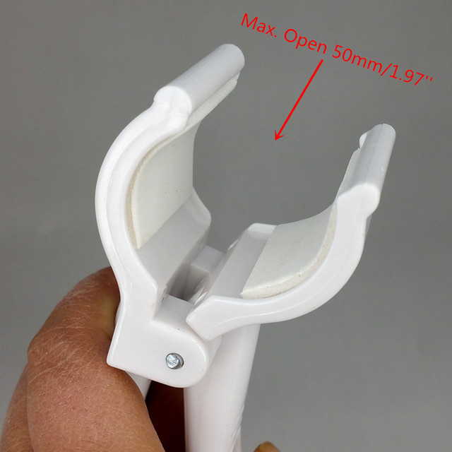C042 POP Plastic Thumb Base Price Tag Sign Card Holder Paper Display Promotion Hanging Clips for Retail Shops Tube Dia.5cm Advertising Good Quality