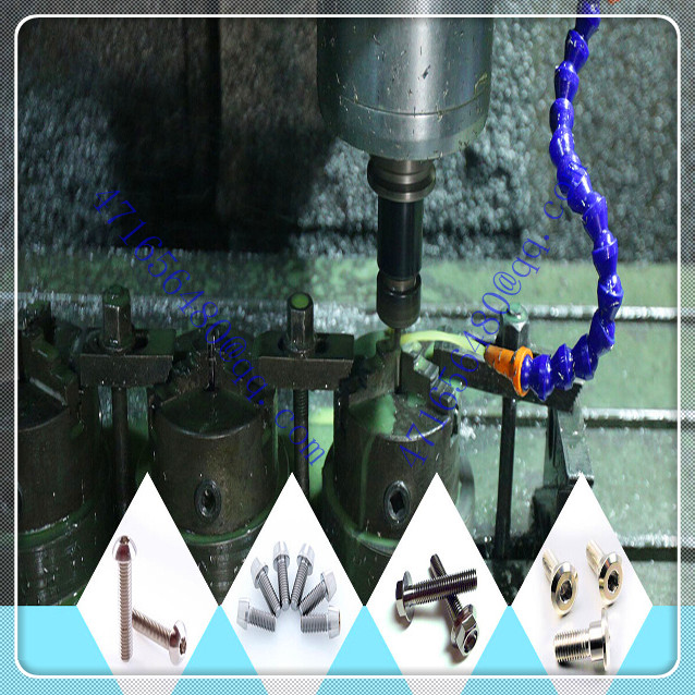 CNC machining ti fastener screw nut bolt washer