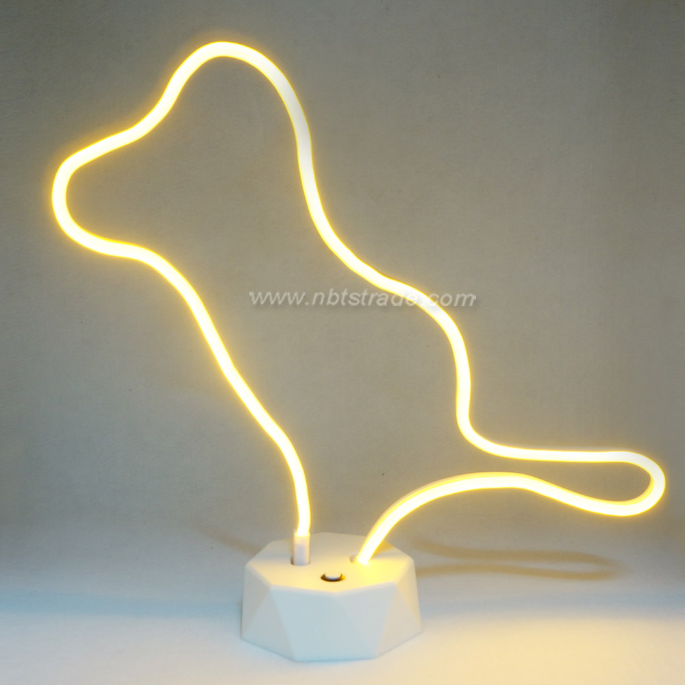 Foldable And Shapeable LED Neon Light Strip with Base 