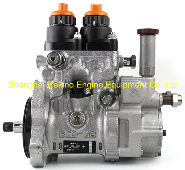 6156-71-1110 094000-0380 Denso Komatsu fuel injection pump for SAA6D125