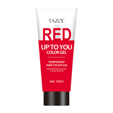 Tazol Temporary Hair Color Gel with Red Color 100g