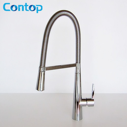 Sanitaryware spring brass kitchen faucet