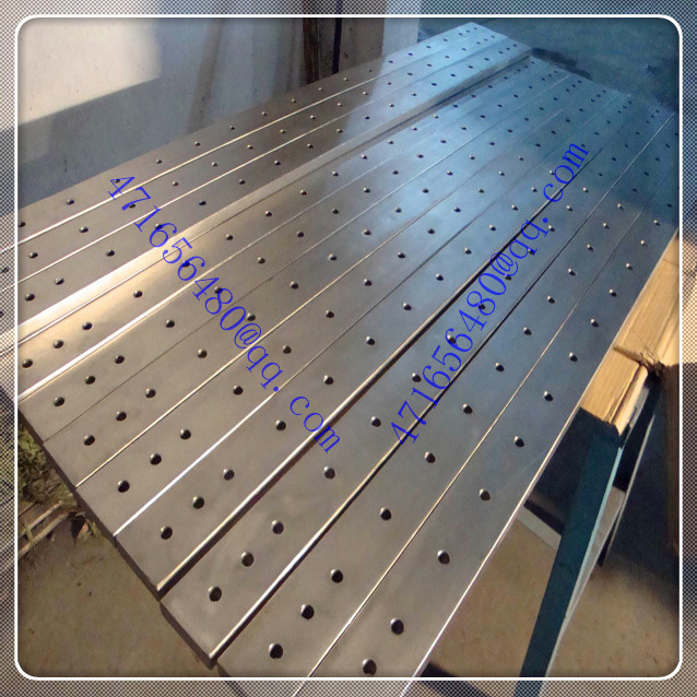 high quality 316L stainless steel clad copper hole bar with bending ends for caustic soda electrolysis