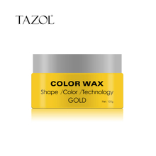 Tazol Temporary Hair Color Wax with Gold Color 100g