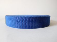 30mm blue Cotton webbing for garment&accessories