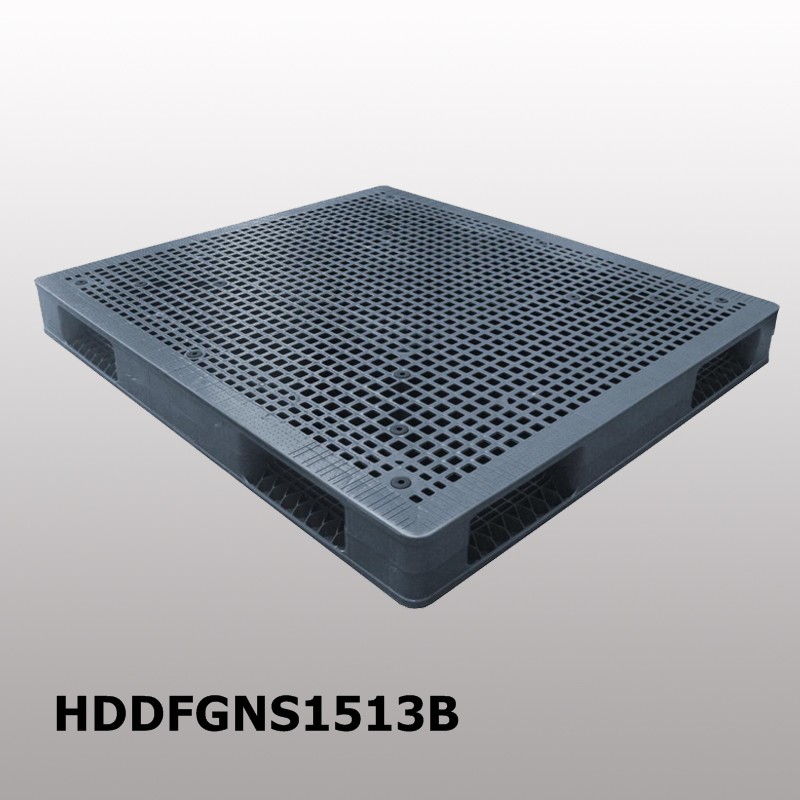 HDDFGNS1513B Paleta de plástico 1500 * 1300 * 150 mm con rejilla y doble cara