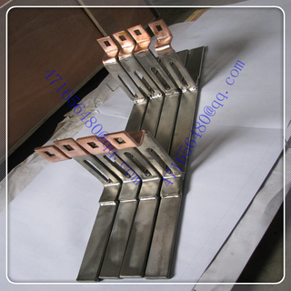 Titanium clad copper group weldment