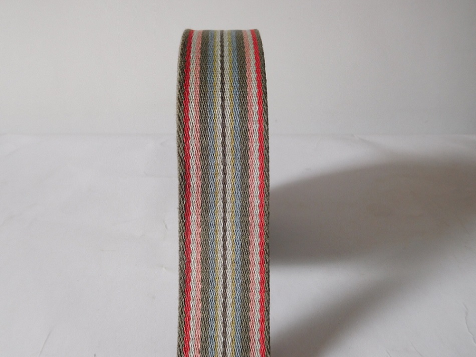 40mm colorful polyester cotton webbing for shoulder belt