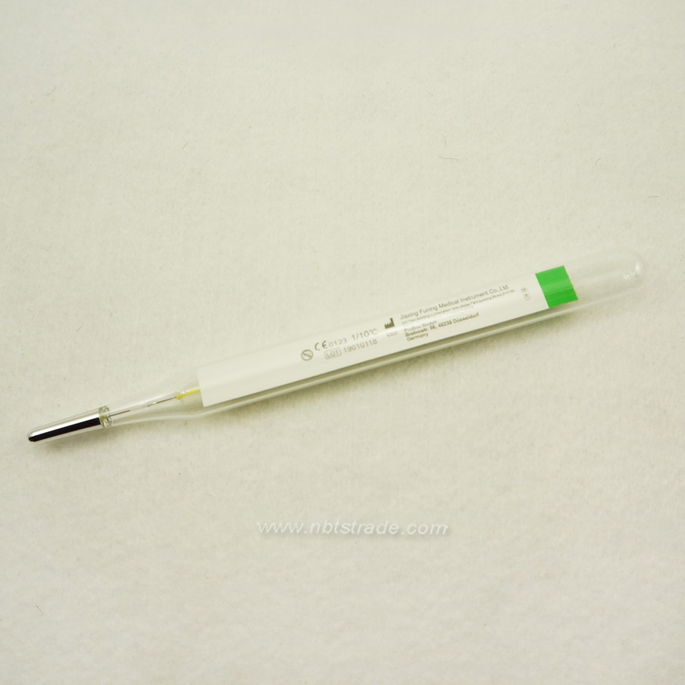  Household Mercury-free Oval Glass Thermometer 