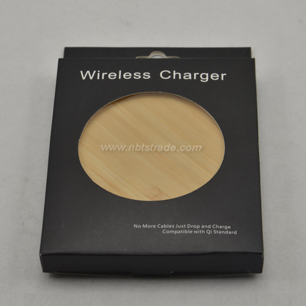 Bamboo/Wooden Eco Fast Qi Wireless Charger