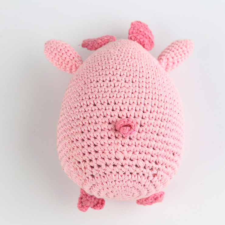 Hand Knitted Pig