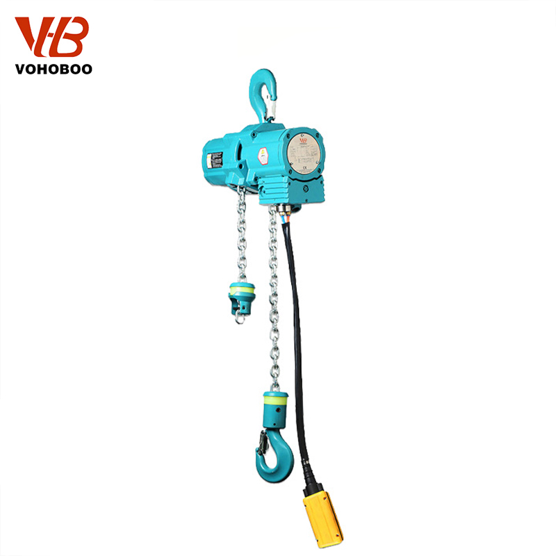 Low price 1.5 ton explosion proof lift pneumatic air hoist with large capacity