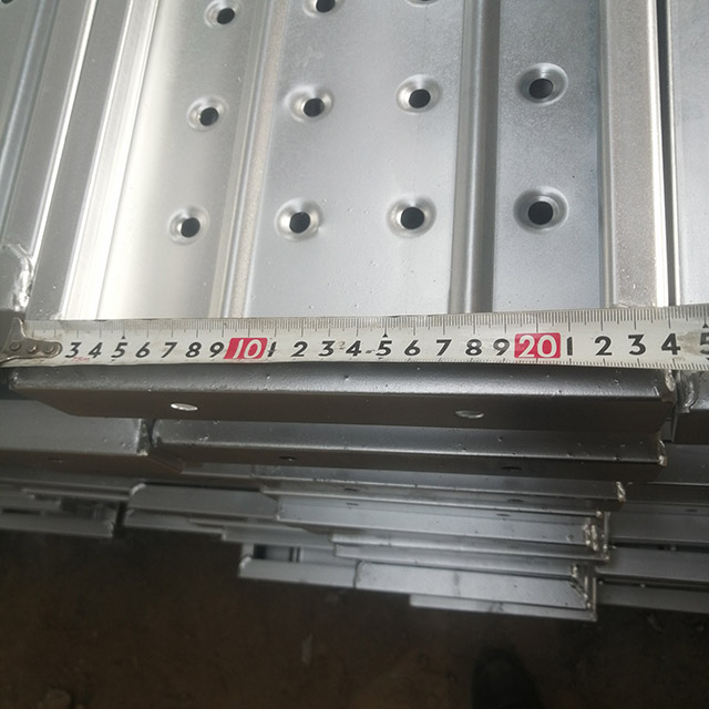 Plan de acero galvanizado de andamios de 3 m