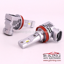Compact all in one H8 H9 H11 6000lm car led headlight bulb