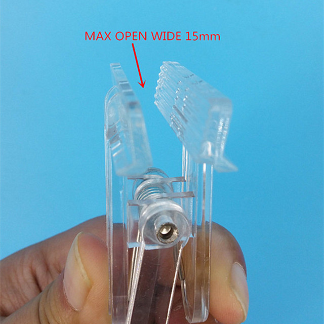 A003 Plastic Sign Price Tag Card Poster Display Hanging Hooks Clips H110mm Good Quality