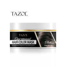Tazol Semi-Permanant Hair Color Mask 200g with Black Color