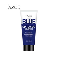 Tazol temporary hair color gel blue