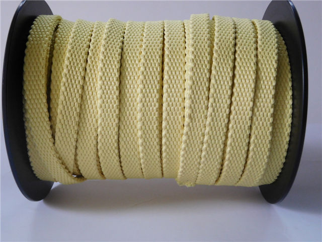 High temperature resistance aramid fiber webbing for Glass Tempering Furnace Roller