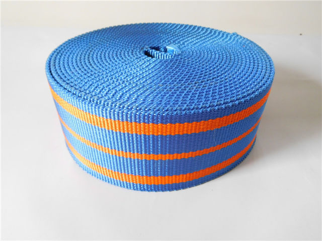 High strong pulling force polyester webbing for industry