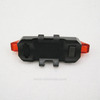  USB Rechargeable 5LED Bicycle Tail Light Warning Lamp 