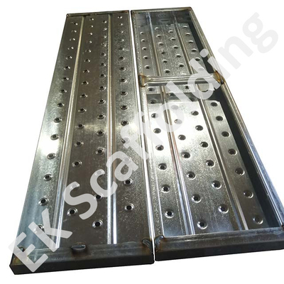 Tablero de metal galvanizado Plataforma de andamio Tablón de acero