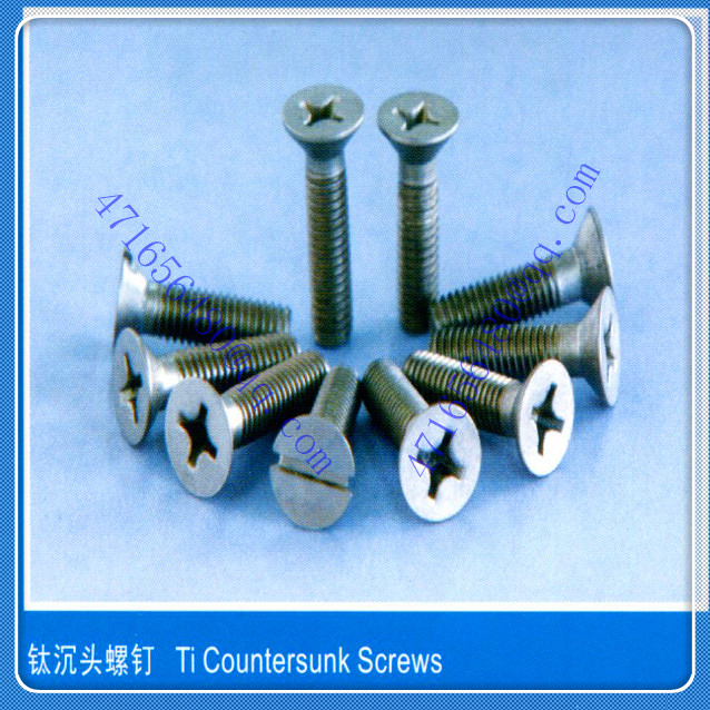 ti hex socket head cap screw / ti countersunk screws