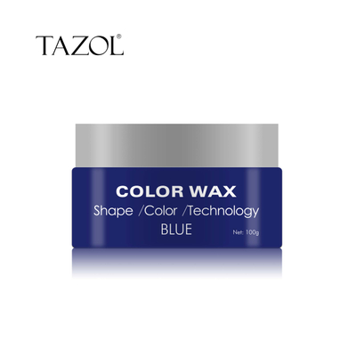 Tazol Temporary Hair Color Wax with Blue Color 100g