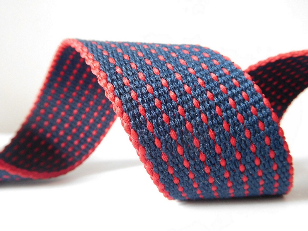 36mm secondary color polyester webbing for bags belts