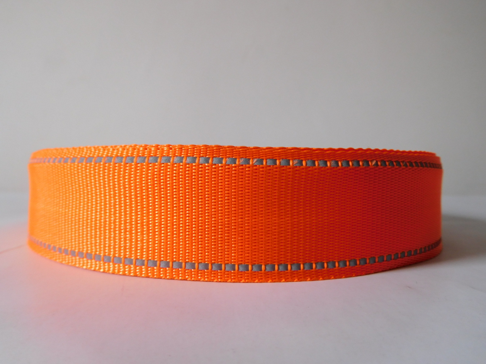 35mm orange polyester webbing for garment accessories