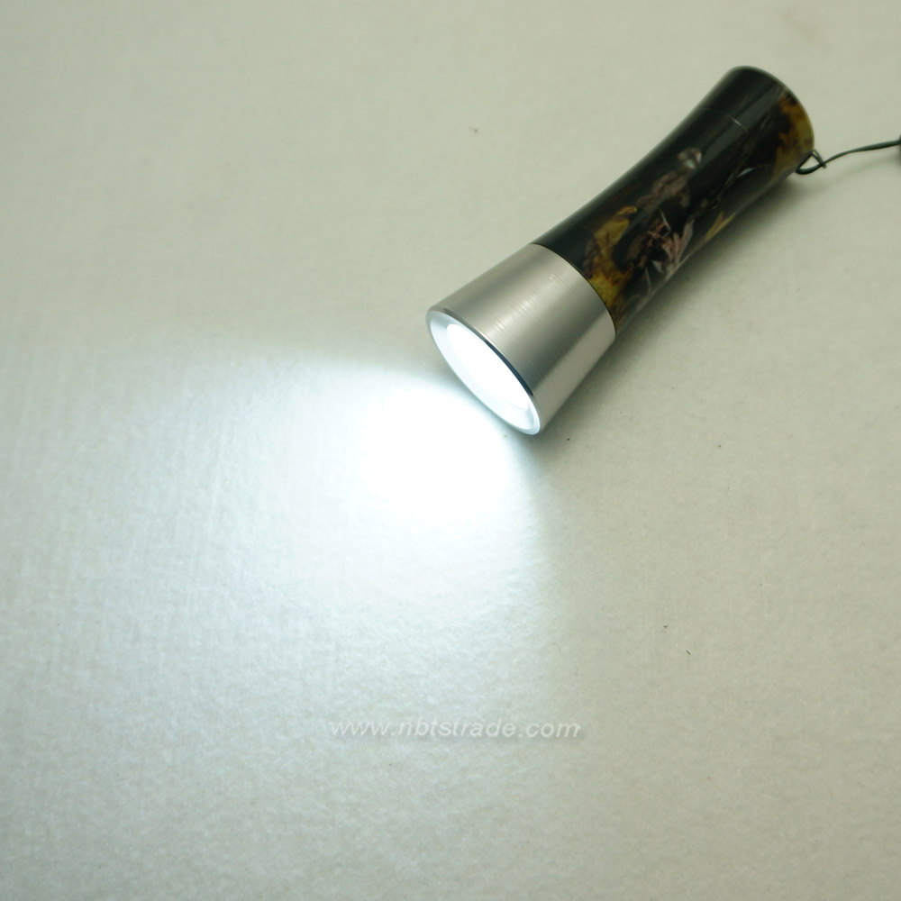 Camouflage Painting COB LED Flashlight Small Torch 
