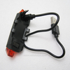  USB Rechargeable 5LED Bicycle Tail Light Warning Lamp 