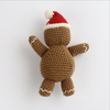 Hand Knitted Christmas gingerbread man