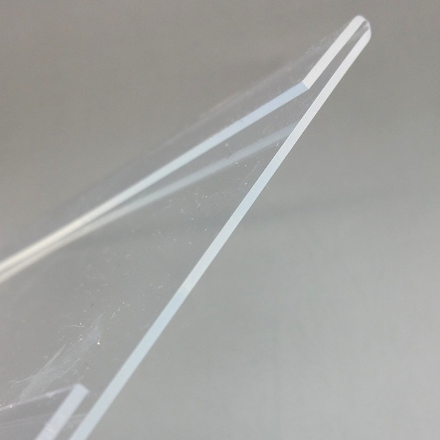 Acrylic T1.2mm Plastic Sign Price Tag Label Paper Promotion Name Card Display Holders by Adhesive Tape on Back Good Quality