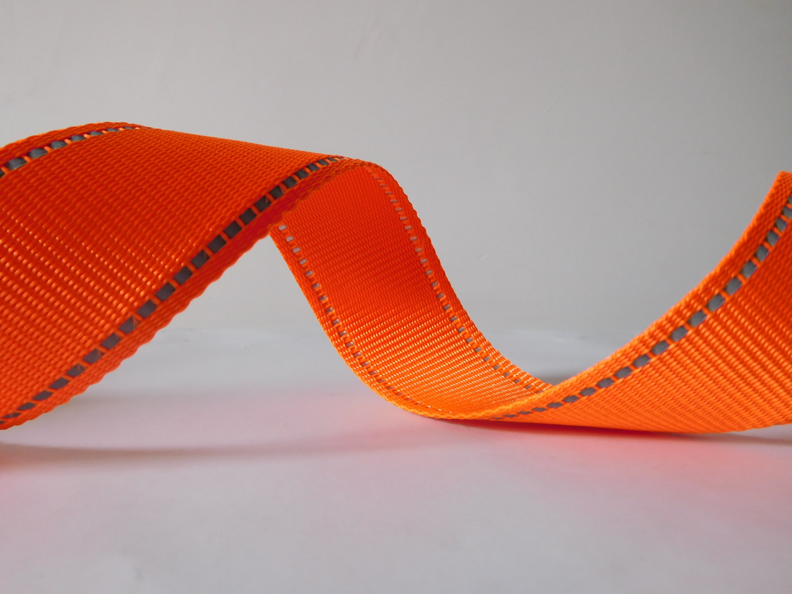 35mm orange polyester webbing for garment accessories