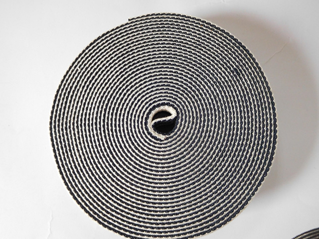 white&black polyester cotton webbing for belts