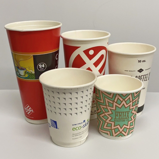Eco-friendly Disposable Biodegradable PLA Double Wall Paper Cup