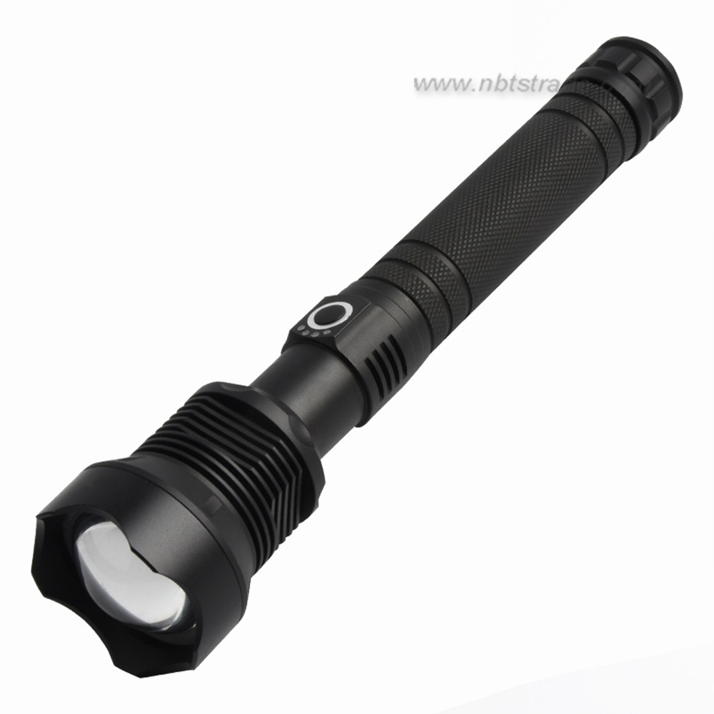 Ultra Bright P70 LED Flashlight Zoomable USB Charging Tactical Torch
