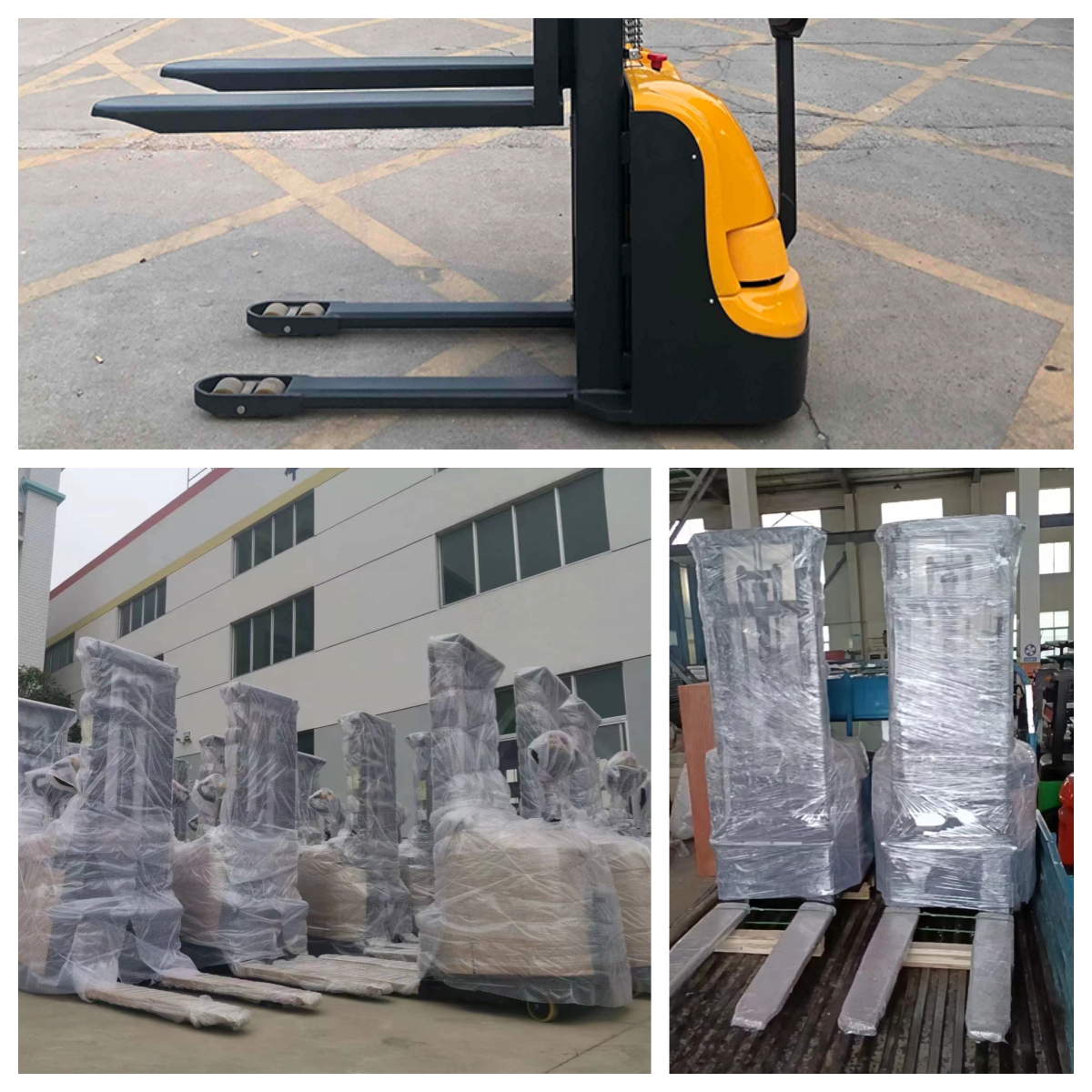 Hot Product Electric Pallet Stacker Walking Type Electric Stacking Truck Forklift 1 - 9 sets