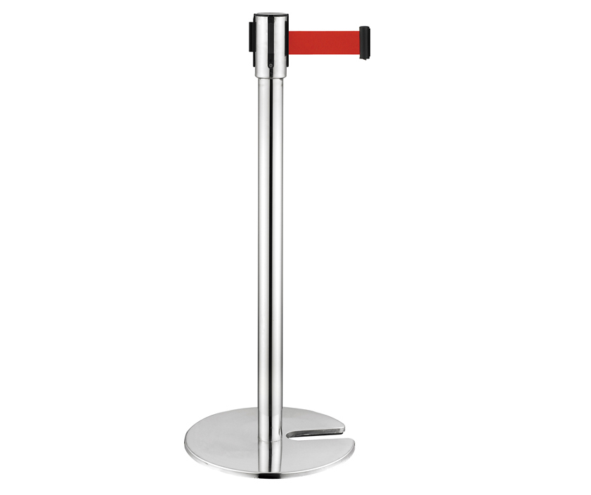 Stainless Steel Crowd Control Retractable Belt Barriers for Metro Buy Retractable Belt