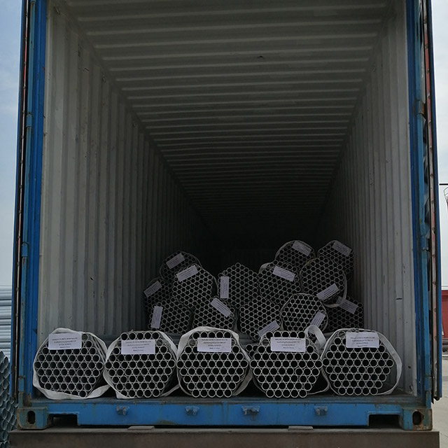 Tubo de acero andamio galvanizado