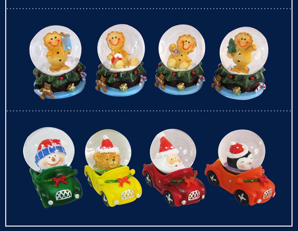 Wholesale Cheap Christmas Decoration Santa Claus Snow Globe with