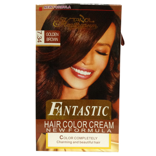 2016 Fantastic 7.34 Golden Brown House-Use No Damage Hair Dye