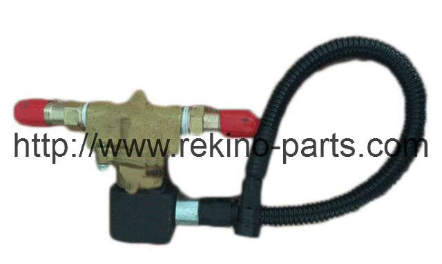 Fuel shut off solenoid valve electromagnetic valve 612600190336 for Weichai WP10 WD10 WP12 Gas engine