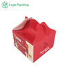Customized Fancy Sample Design Cardboard Paper Shopping Cake Gift Packaging Box For Taking Away Food