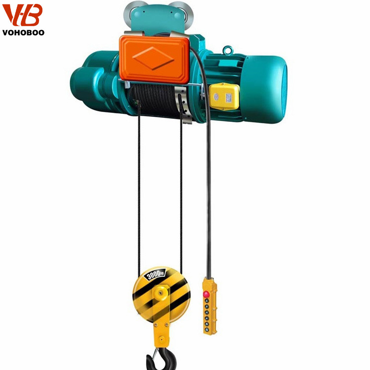 1/2 ton 2 Ton 6 M small electric wire rope hoist with cheap price
