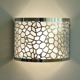  etching stainless steel lampshade-XK301