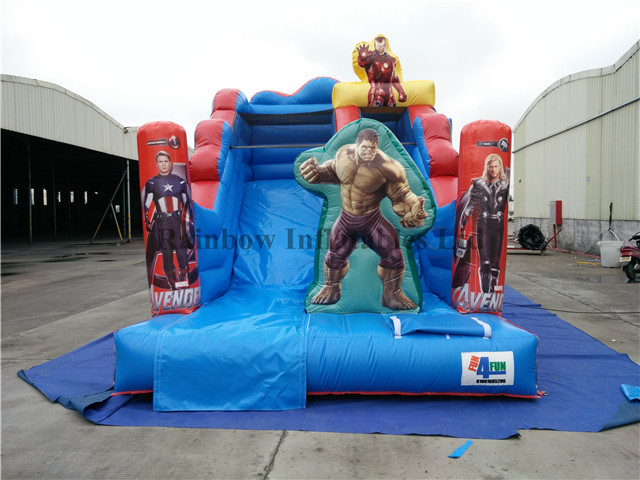 RB6038-4(5.4x3.5x4m) Inflatable Durable Avenger Slide For Outdoor Playground